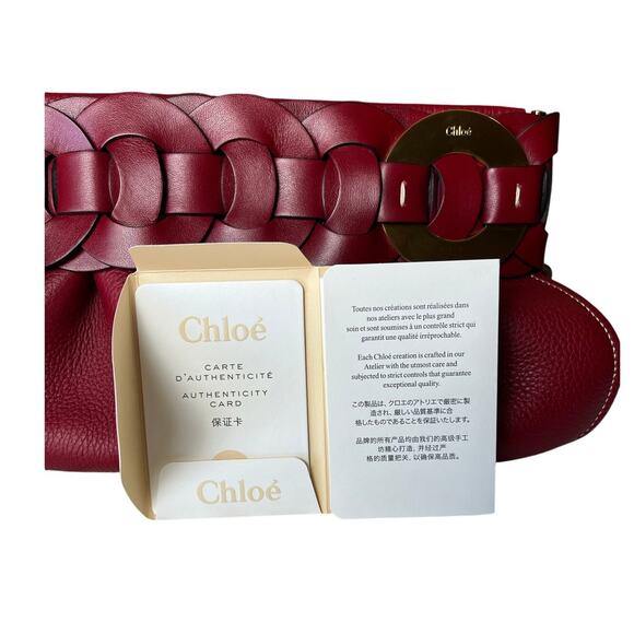 Chloe | NWT Darryl Clutch Smoked Red w/Dust Bag - Picture 4 of 10